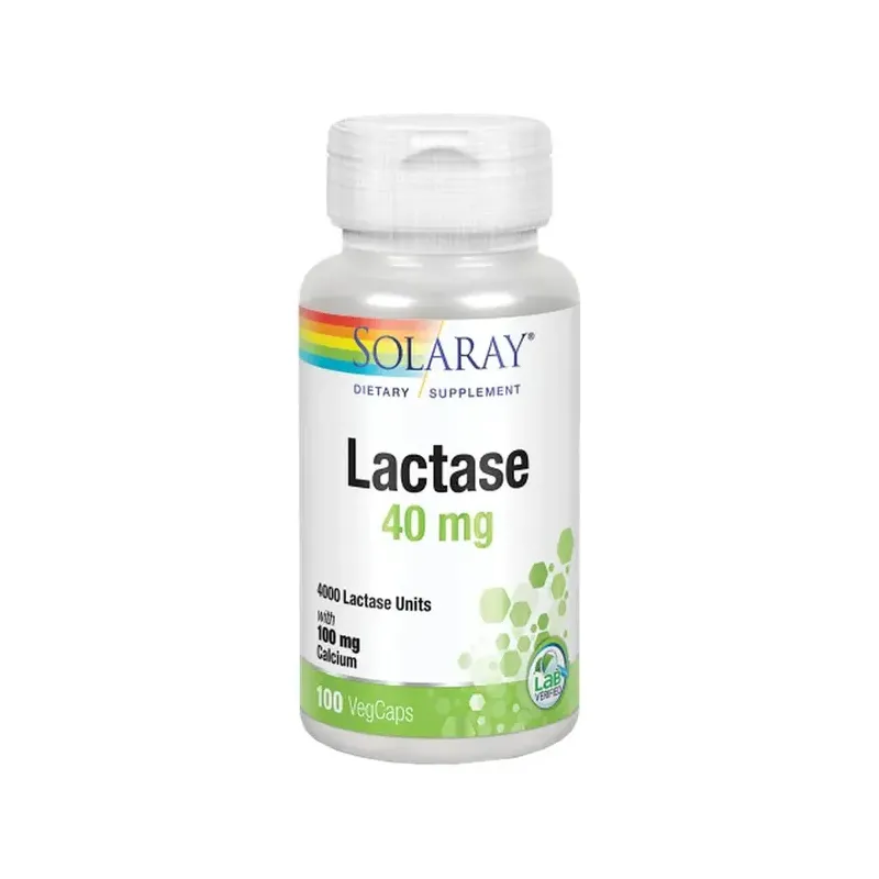 LACTASE 40 MG 4000 FCC - 100 VEGCAP