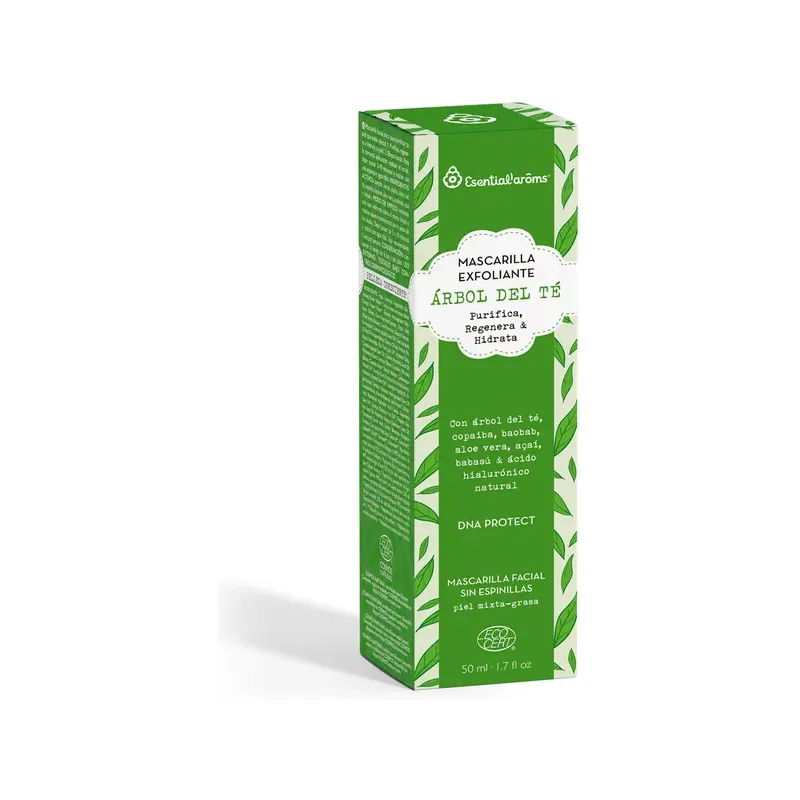 MASCARILLA EXFOLIANTE ARBOL TE 50ml  ESENTIAL ´ARO