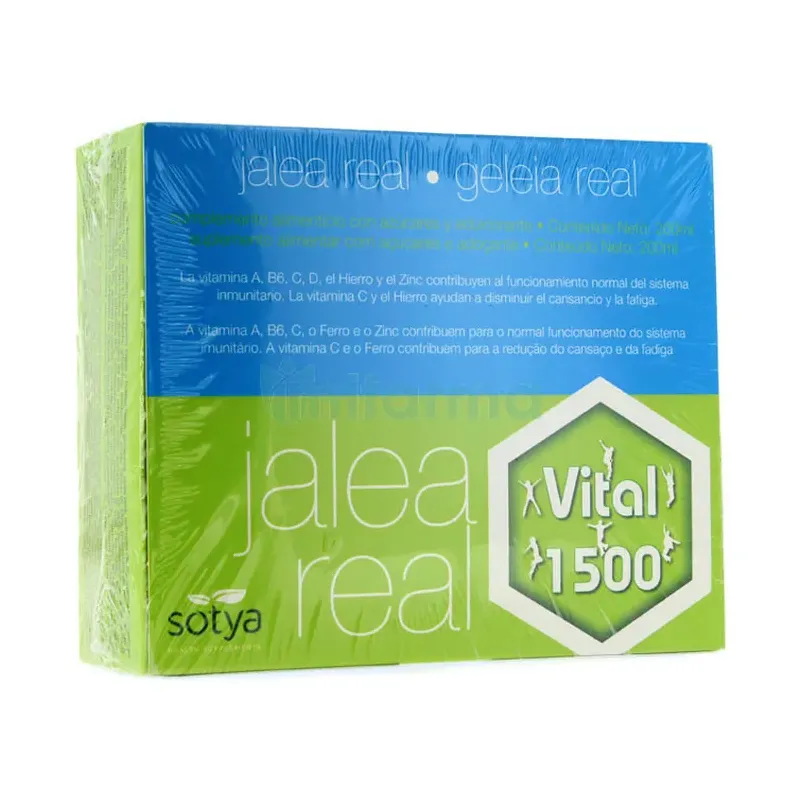 JALEA REAL VITAL 1500 10ML AMPOLLAS