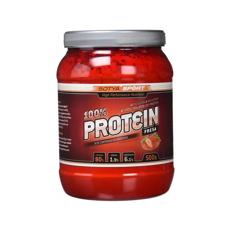 PROTEINA SOJA 100% FRESA 500 GR