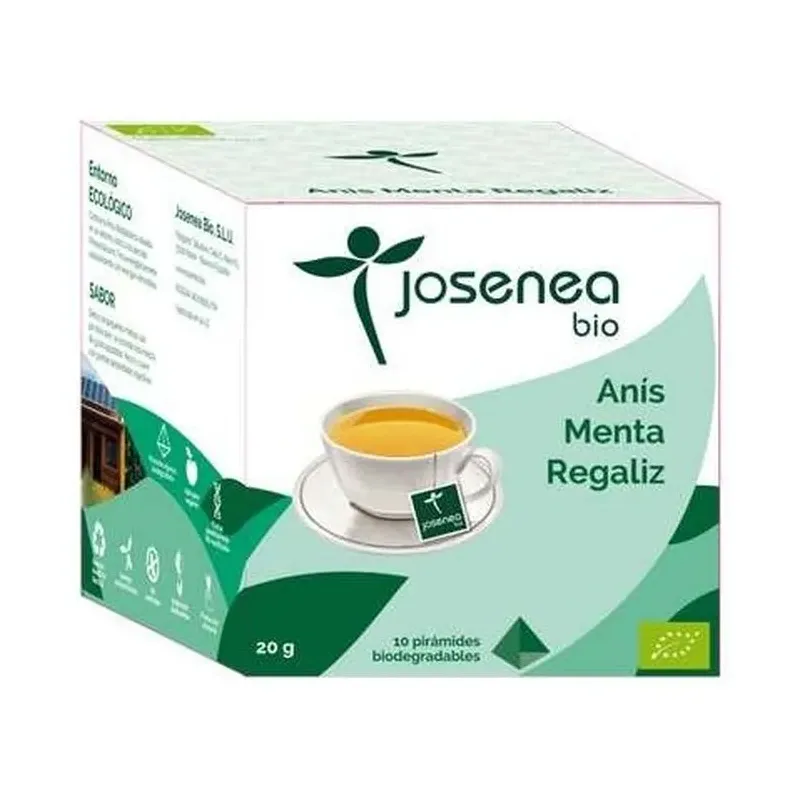 ANÍS-MENTA-REGALIZ BIO CAJA 10 PIRÁMIDES ENSOBRADA