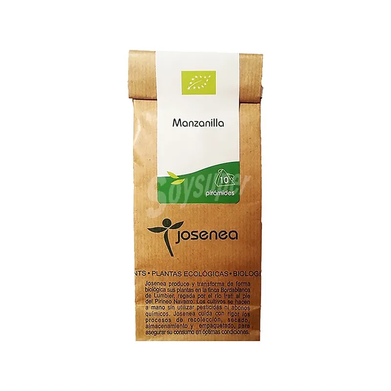 MANZANILLA BIO BOLSA KRAFT 10 PIRÁMIDES