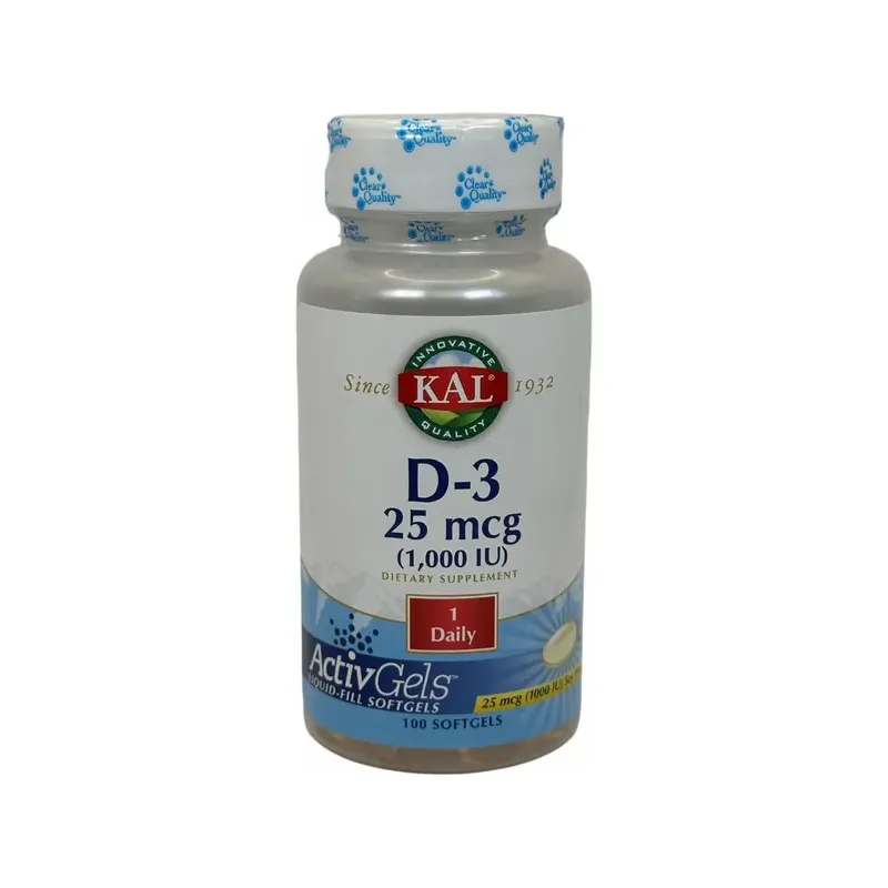D3 1000 UI - 100 PERLAS ACTIVGELS