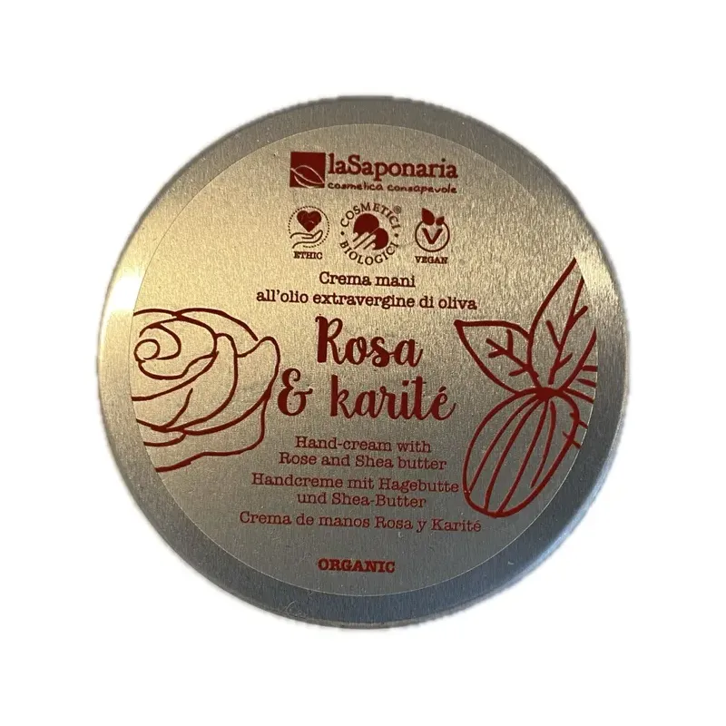 CREMA DE MANOS ROSA Y KARITÉ 60ml