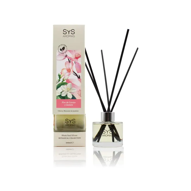 AMBIENT. MIKADO BOTANICAL SYS 100ML FLOR DE CEREZO