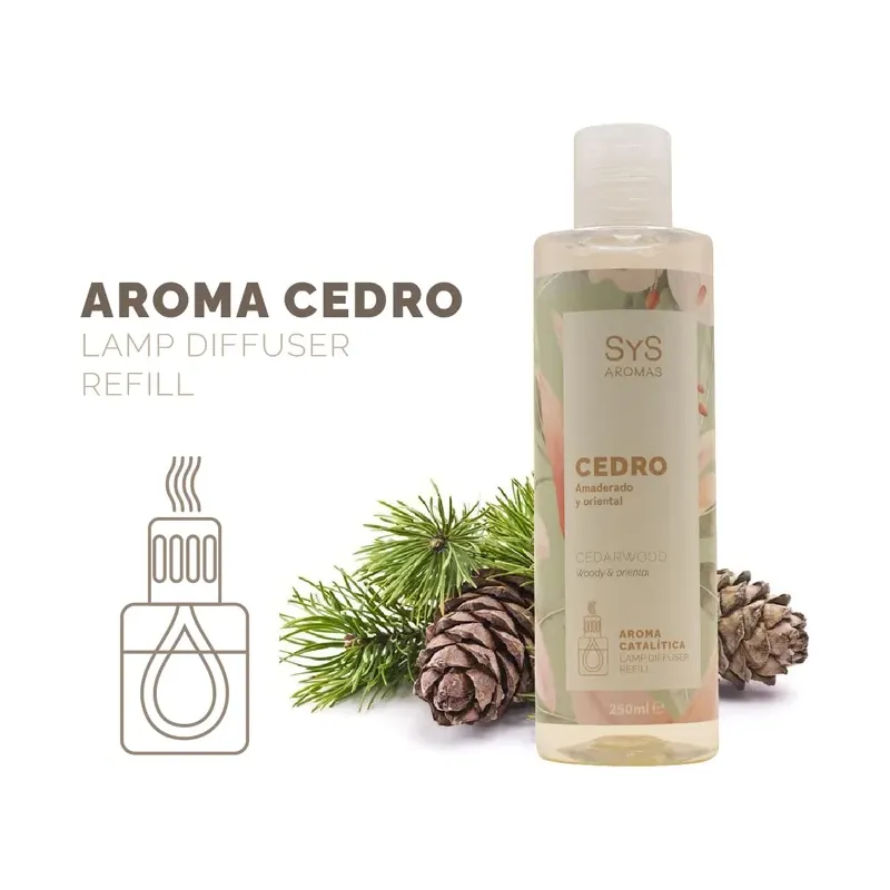 AROMA LAMPARA CATALITICA 250ml CEDRO