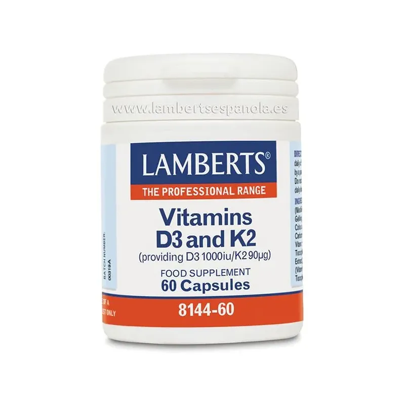 VITAMINA D3 1000 UI + K2 60 CAPS