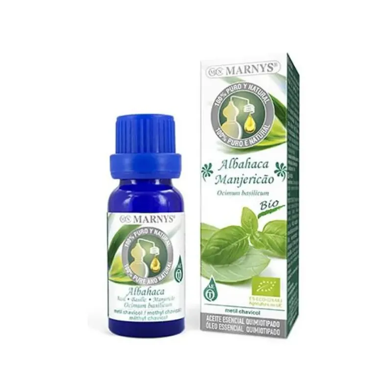 ACEITE ESENCIAL ALIMENTARIO ALBAHAC Estuche con botella - 15 ML