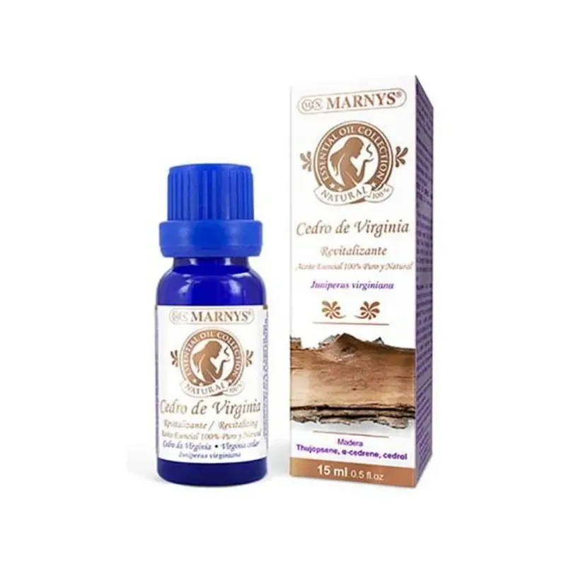 ACEITE ESENCIAL DE CEDRO VIRGINIA Estuche con botella - 15 ML