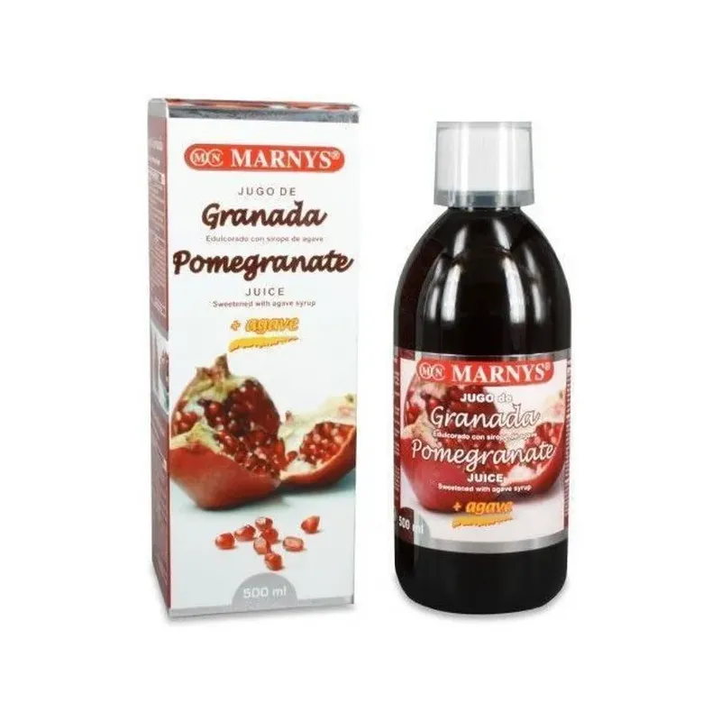 JUGO  DE GRANADA con sirope de agave      Botella - 500 ML