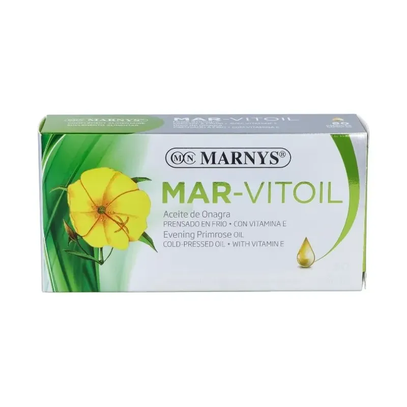 MAR-VITOIL Aceite de onagra + vitamina E  60 Cápsulas X 500 MG