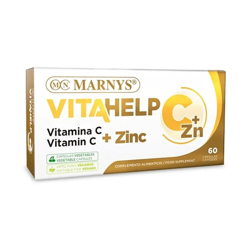 VITAHELP VITAMINA C+ZINC 500MG/25MG 60 CAPS.