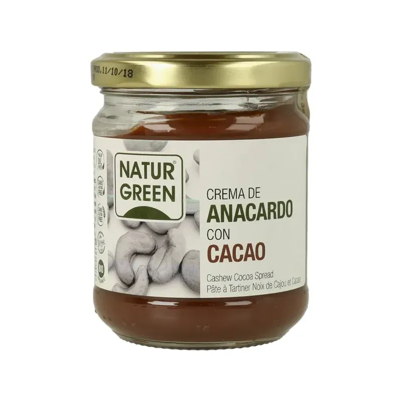 CREMA ANACARDO CACAO BIO 250 G Tarro 250 g