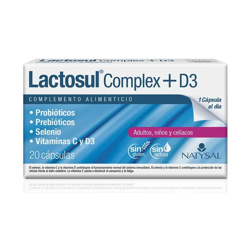 LACTOSUL COMPLEX D3  20 CÁPS.