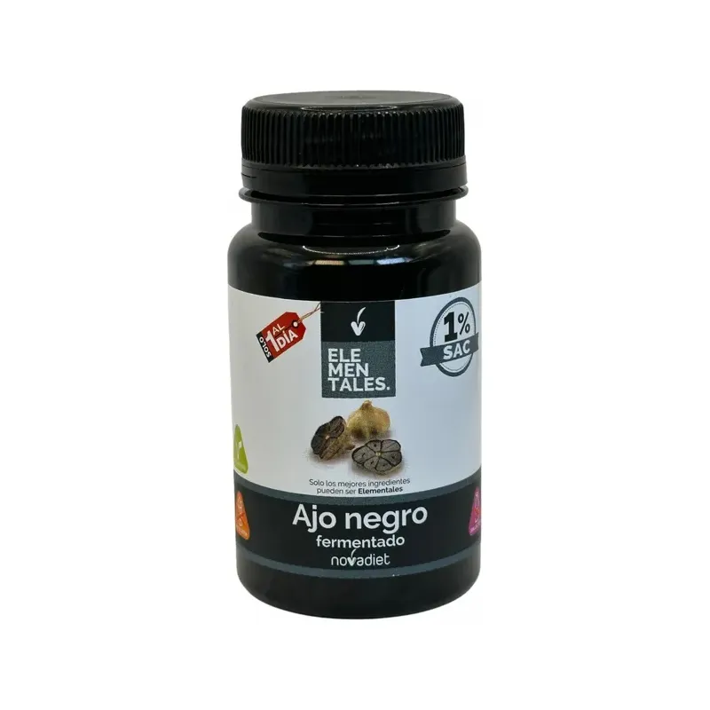 AJO NEGRO FERMENTADO Envase de 30 cápsulas vegetales.