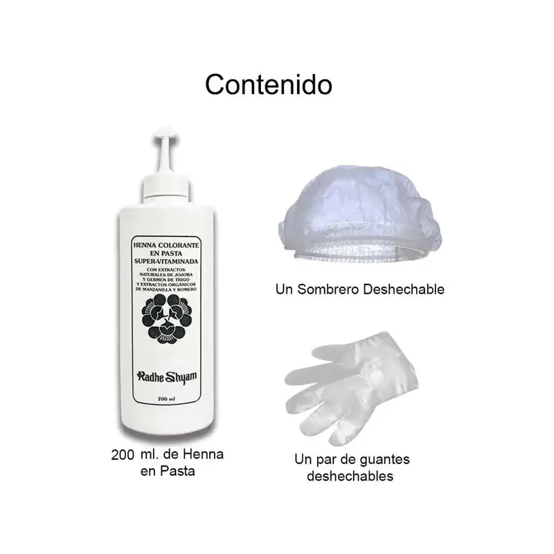 HENNA PASTA CAOBA OSCURO 200 ML