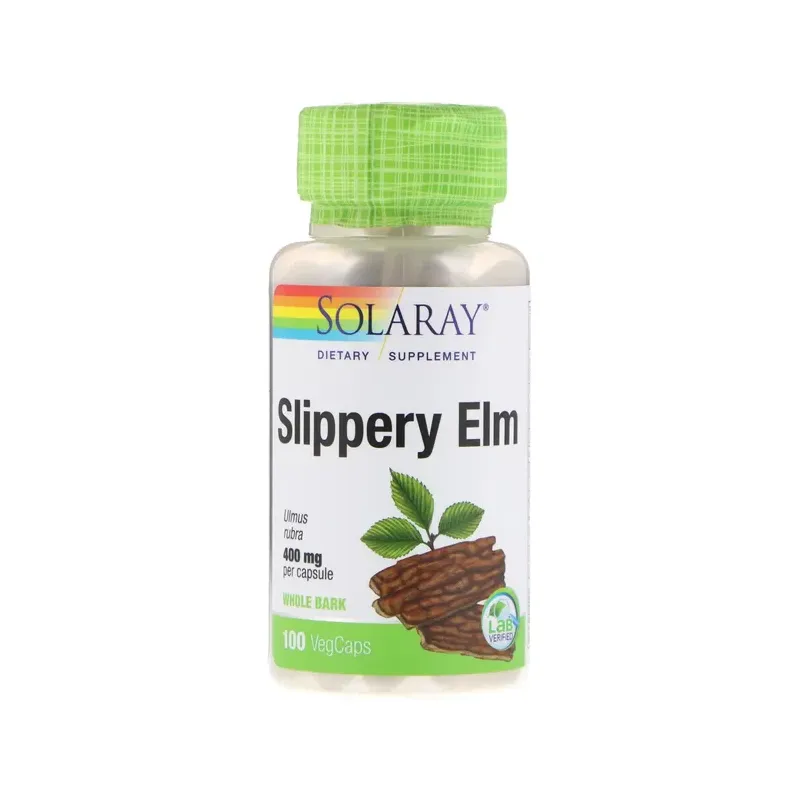 SLIPPERY ELM BARK 400 MG. - 100 VEG