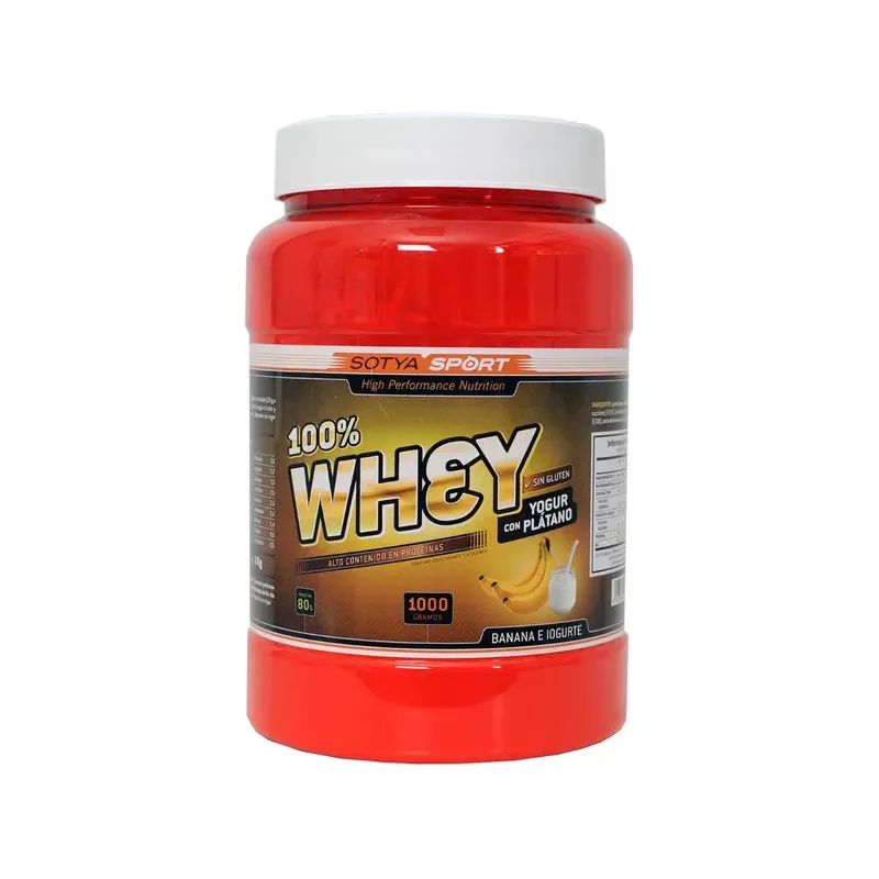 100% WHEY PLATANO/ YOGURT 1 KGRS.