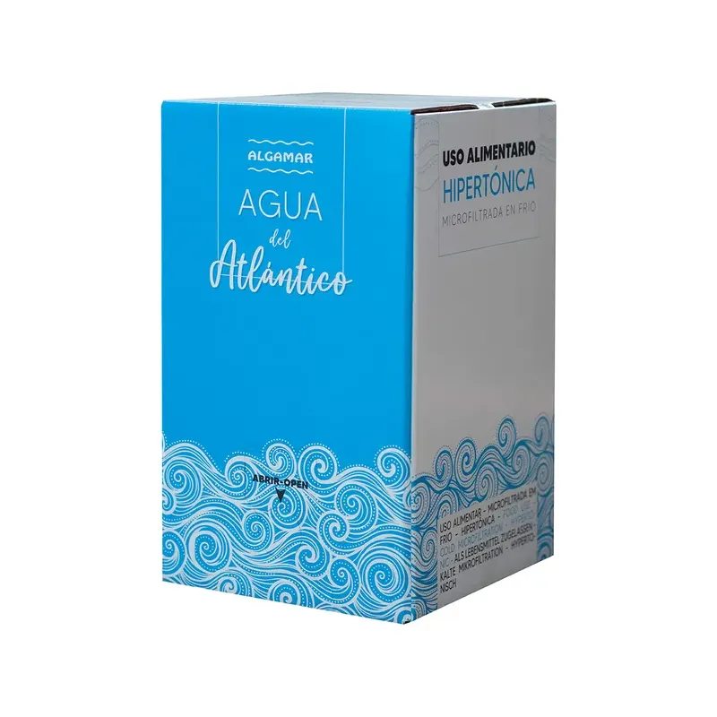 AGUA DE MAR |  OCÉANO ATLÁNTICO | 10 LITROS BAG IN BOX