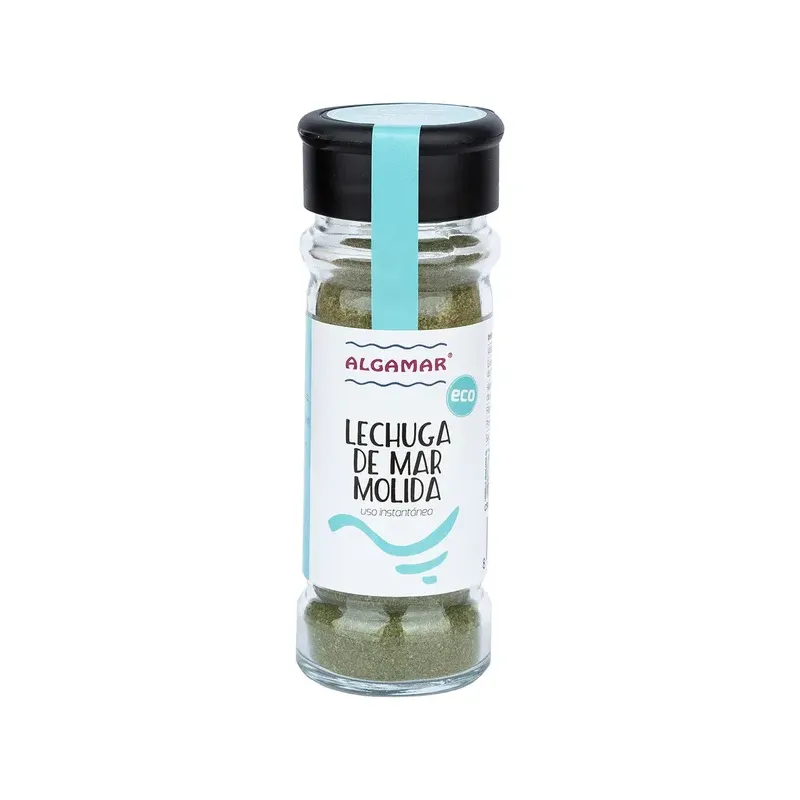 Alga Lechuga de Mar molida, en tarro de vidrio esp