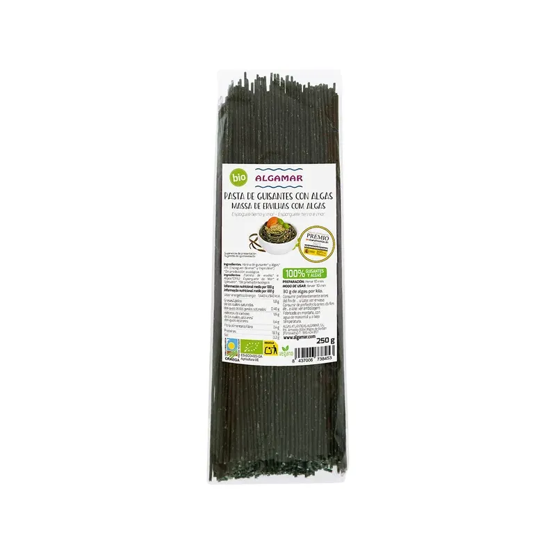 Pasta Espagueti SIN GLUTEN de Guisantes y Algas 25