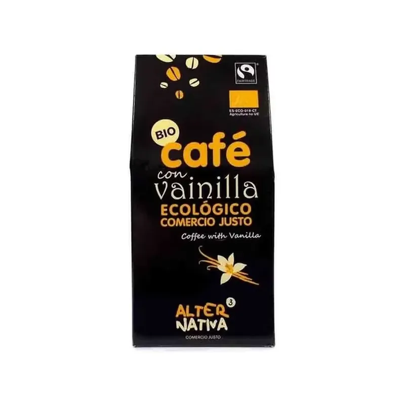 CAFÉ AROMATIZADO VAINILLA MOLIDO BIO-FT 125G