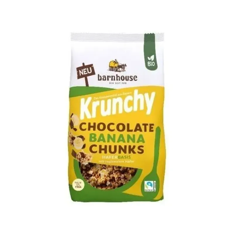 MUESLI KRUNCHY ENERGY PLUS 325G CHOCOLATE PLATANO
