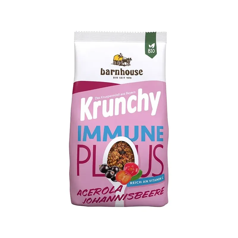 MUESLI KRUNCHY IMMUNE PLUS 325G GROSELLA ACEROLA
