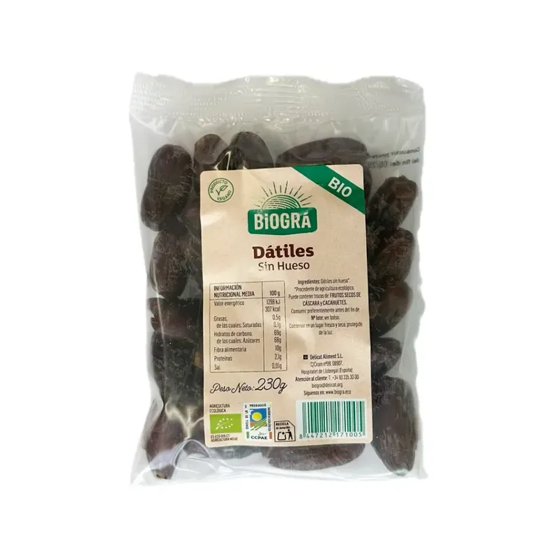 DÁTILES SIN HUESO 230G
