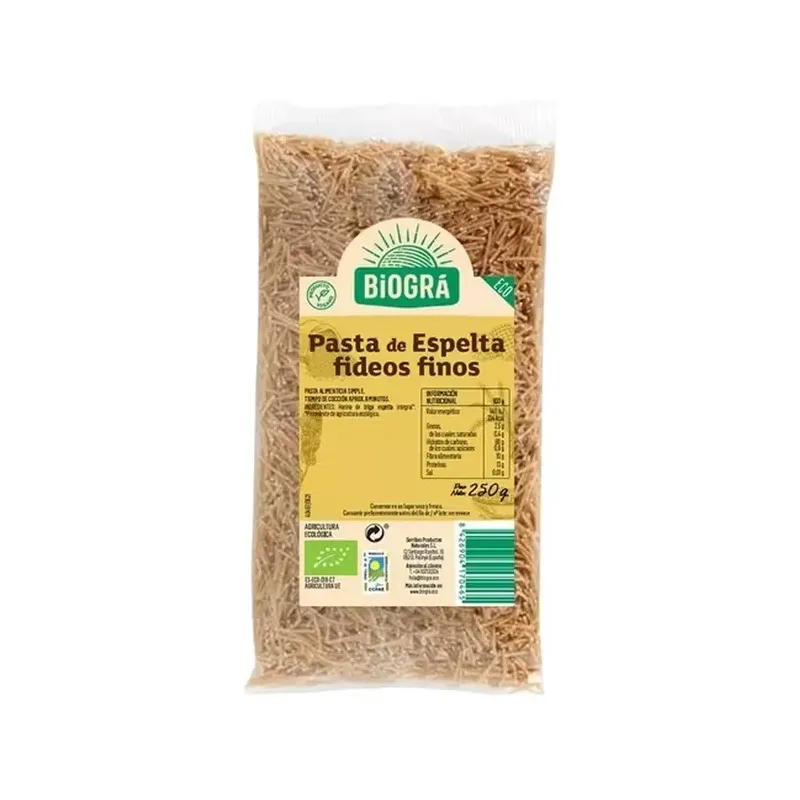FIDEO FINO ESPELTA 250G