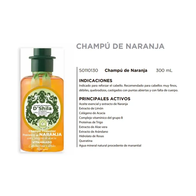 CHAMPÚ DE NARANJA 300ML