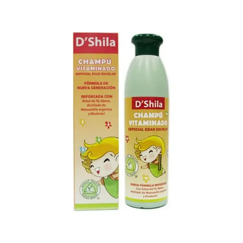 CHAMPU VITAMINADO EDAD ESCOLAR 250 ml  D'SHILA
