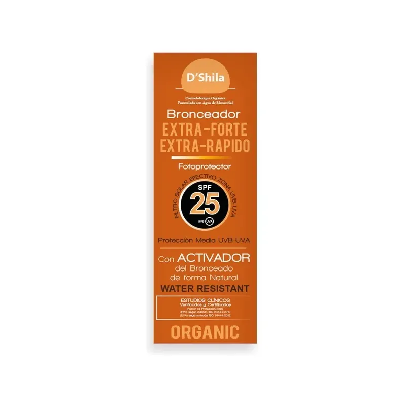 FOTOPROTECTOR BRONCEADOR SPF25 EXTRAFORTE-EXTRARAPIDO 200ML