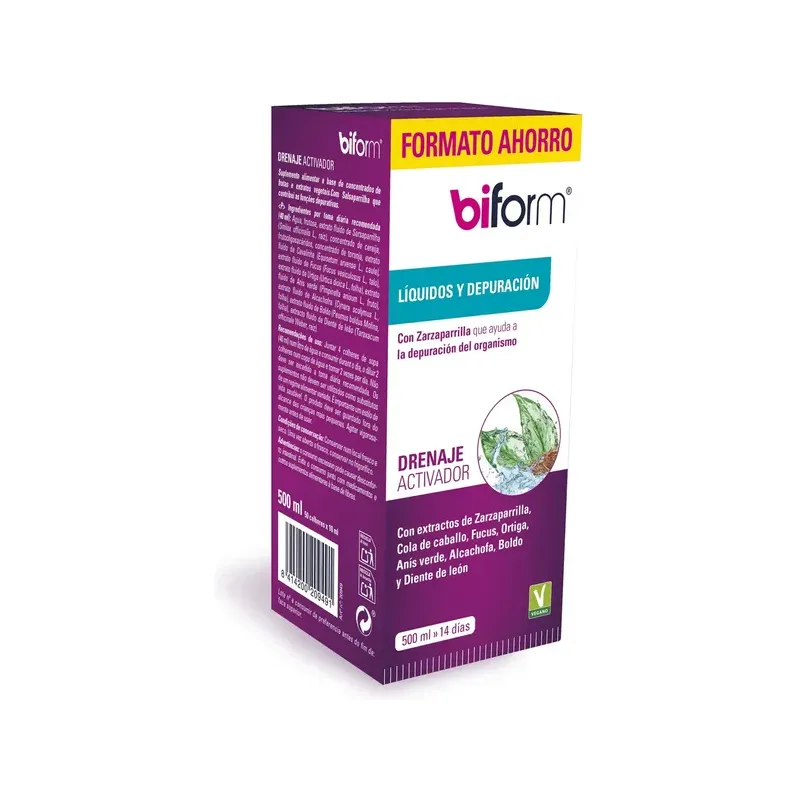 DRENAJE ACTIVADOR  500 ML (CON FUCUS)