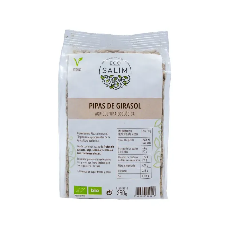 PIPAS GIRASOL 3 KG Precio Kilo 4.36 €
