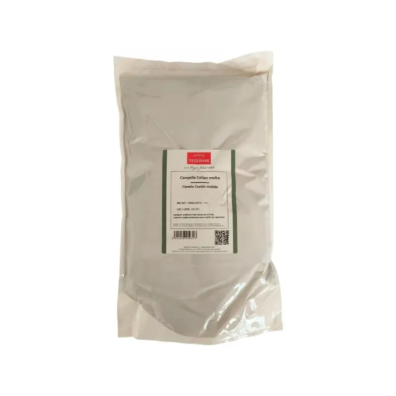 CANELA CEYLAN, CORTEZA MOLIDA ECOLOGICO 1 KG