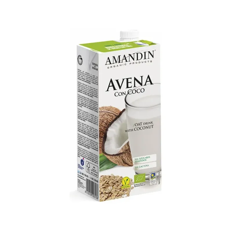 CAJA 6 UDS BEBIDA DE AVENA CON COCO 1L
