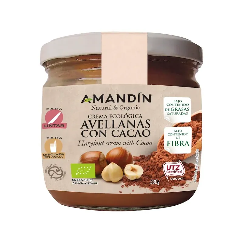 CREMA AVELLANAS ECO 330 GR