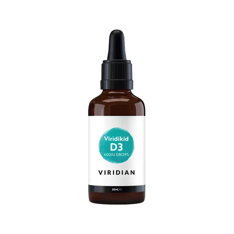 VITAMINA D3 LIQUIDA VEGANA VIRIDIKID 400IU GOTAS 3