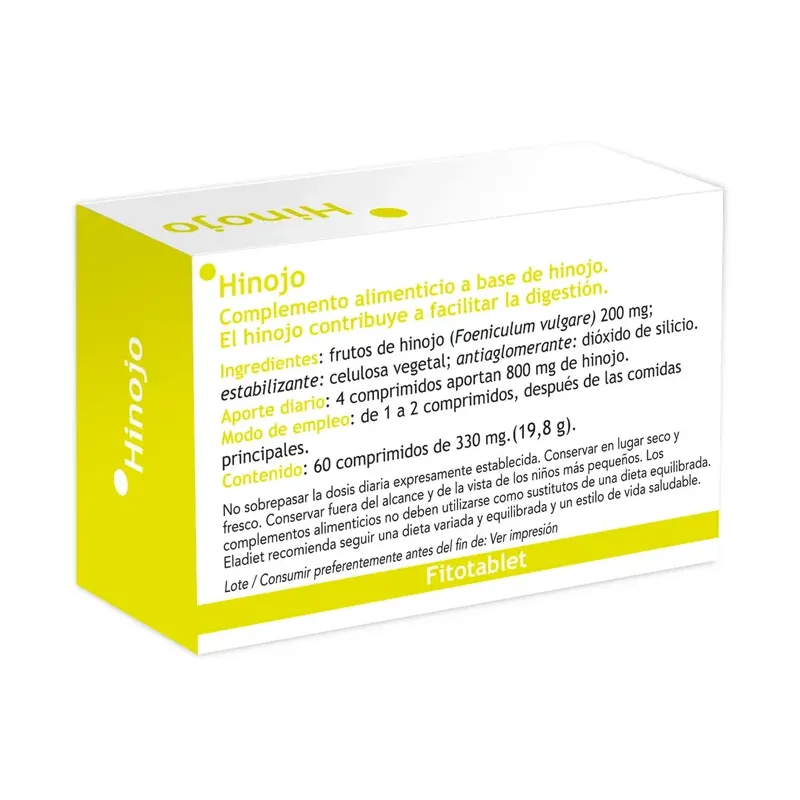 HINOJO 60 COMP 330 MG.