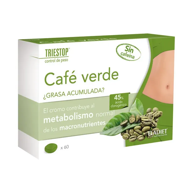 TRIESTOP CAFÉ VERDE 60 COMP.