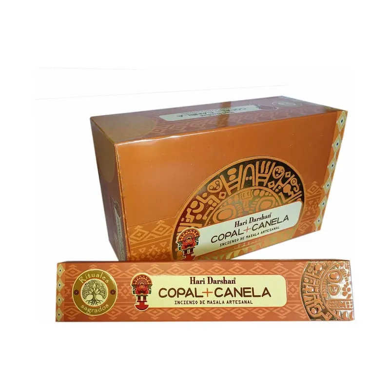 INCIENSO COPAL-CANELA 15 GR MA Caja 12 unidades. SOLO SE VENDE POR CAJA