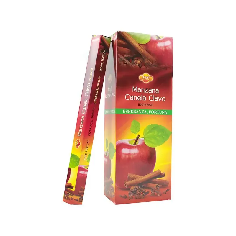 INCIENSO (SAC) APPLE CANELA CLOVE CAJA 6U