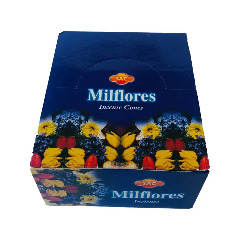 INCIENSO (SAC) CONOS MILFLORES CAJA 6U