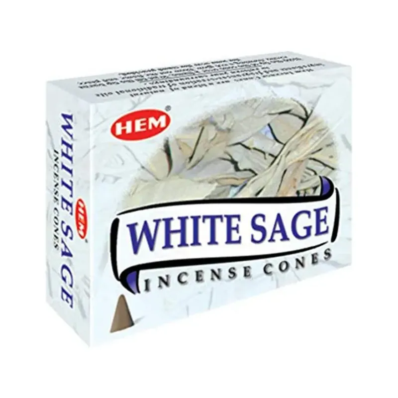 INCIENSO (SAC) CONOS WHITE SAGE CAJA 6U