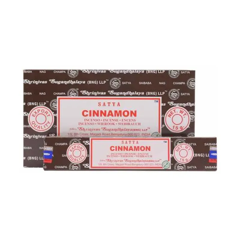 INCIENSO (SATYA) CINNAMON CAJA 12U