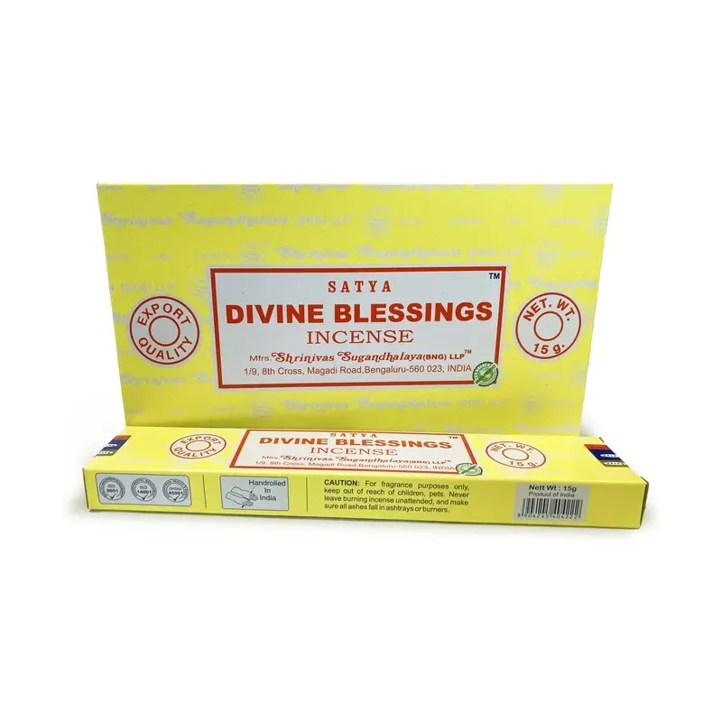 INCIENSO (SATYA) DIVINE BLESSINGS CAJA 12U