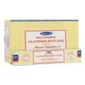 INCIENSO (SATYA) NAG CHAMPA SALVIA BLANCA CALIFORNIA 15GR Caja 12 uds (SÓLO SE VENDE POR CAJA)