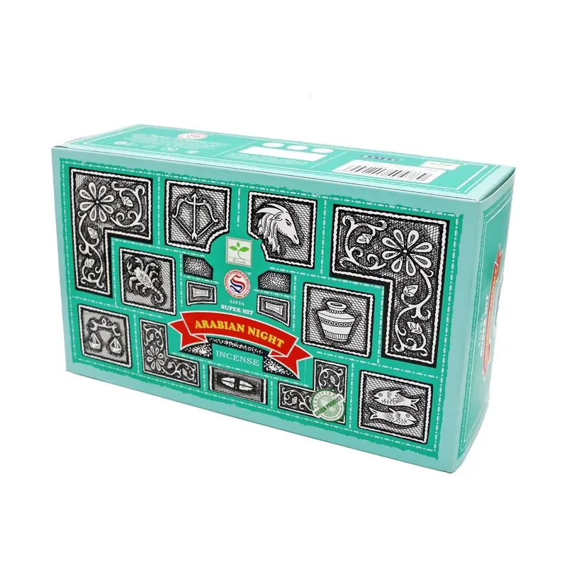 INCIENSO (SATYA) SUPER HIT ARABIAN NIGHT CAJA 12U