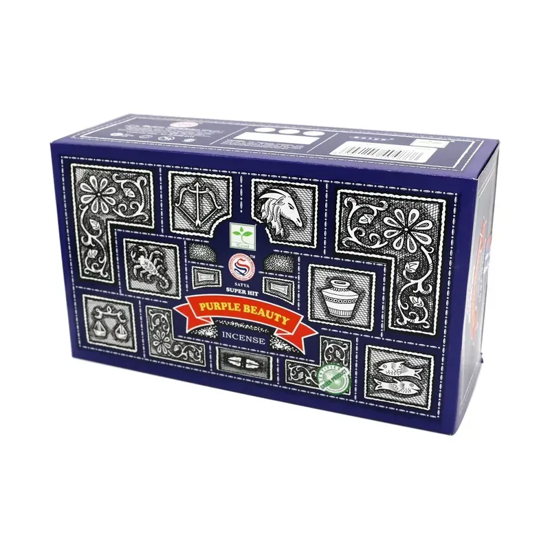 INCIENSO (SATYA) SUPER HIT PURPLE BEAUTY CAJA 12U